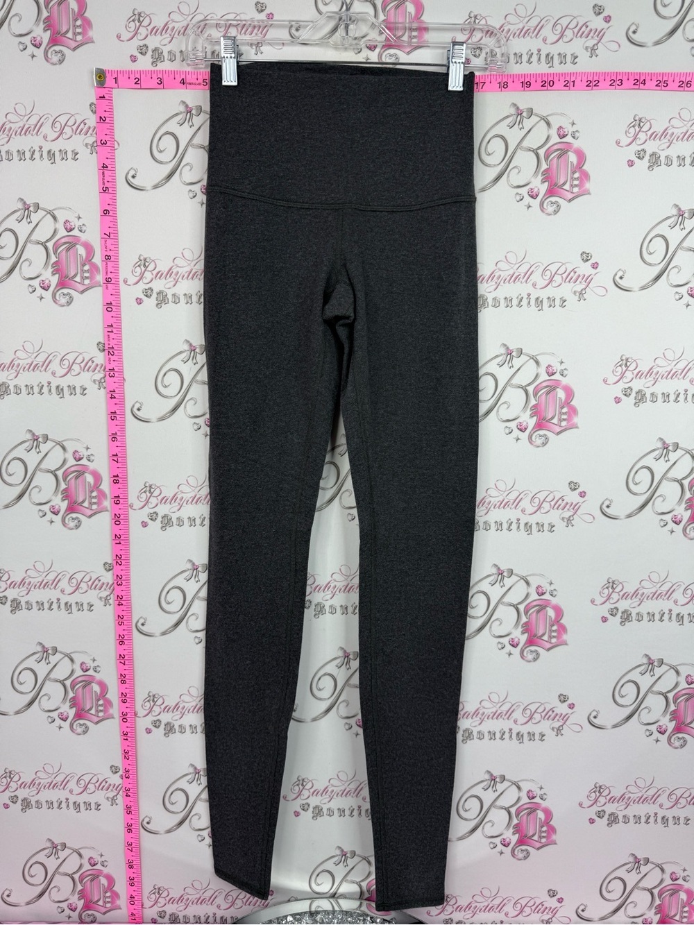 lululemon athletica leggings tights grey Black dark stretchy leggings pants
